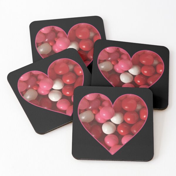 Item preview, Red, White, and Pink Candies in a Heart designed and sold by BelindaFuller.