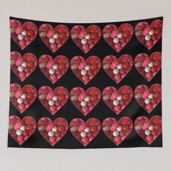 Item preview, Red, White, and Pink Candies in a Heart designed and sold by BelindaFuller.