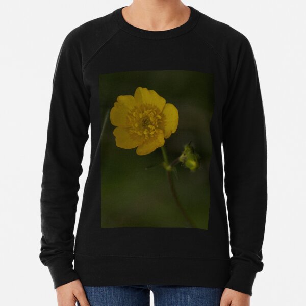 Meadow Buttercup - Burntollet Woods, County Derry Lightweight Sweatshirt