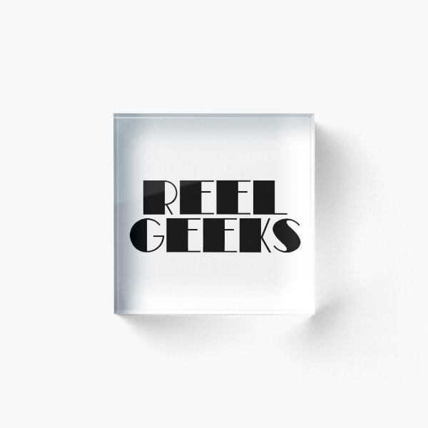 Item preview, Reel Geeks Logo (Old Hollywood Variant - Black) designed and sold by ReelGeeks.