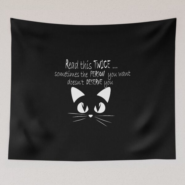 Item preview, read this twice... sometimes the person you want doesn't deserve you designed and sold by ikrame-shop.