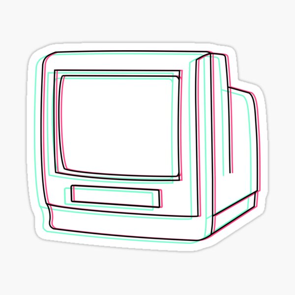 Aesthetic Pink TV LOFI  Sticker