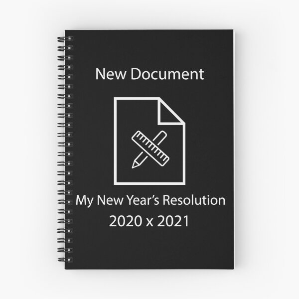 Item preview, New Document: My New Year's Resolution 2020x2021 designed and sold by Hampra.