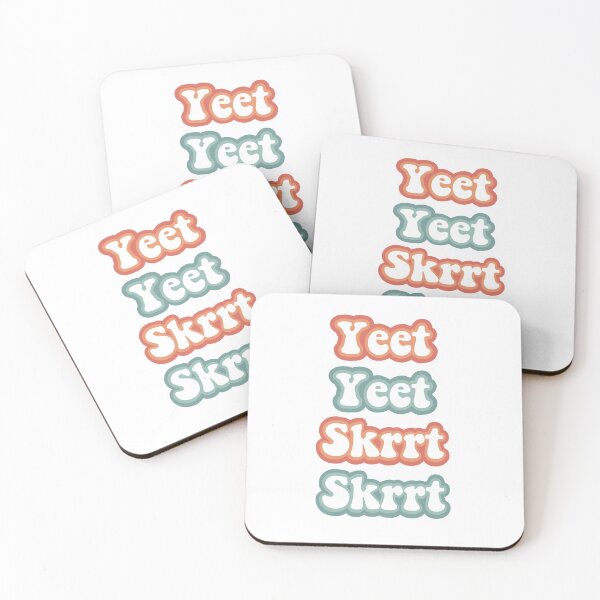 Item preview, Yeet Yeet Skrrt Skrrt Retro Sticker Pack designed and sold by tiktokmemeshop.