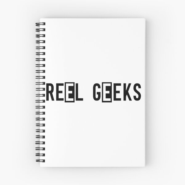 Item preview, Logotipo de Reel Geeks - Fuente de revista (variante negra) designed and sold by ReelGeeks.