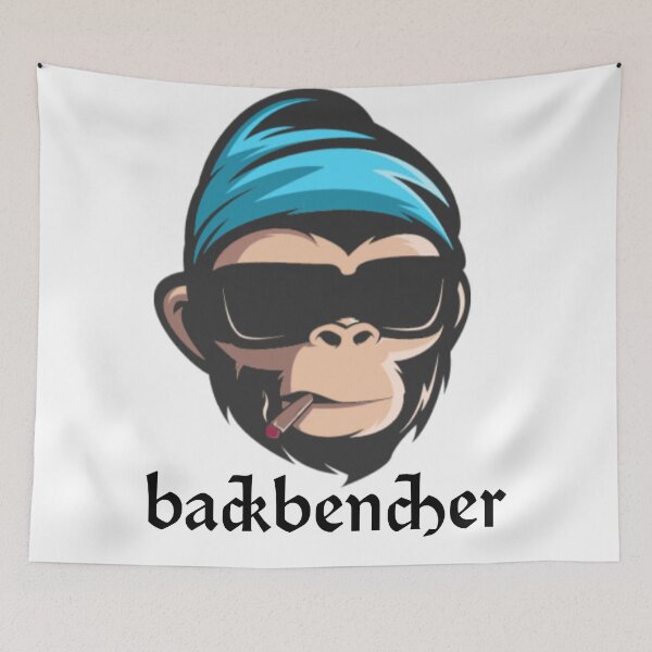Item preview, Backbencher monkey with sunglasses and sigratte designed and sold by Angelshopping.