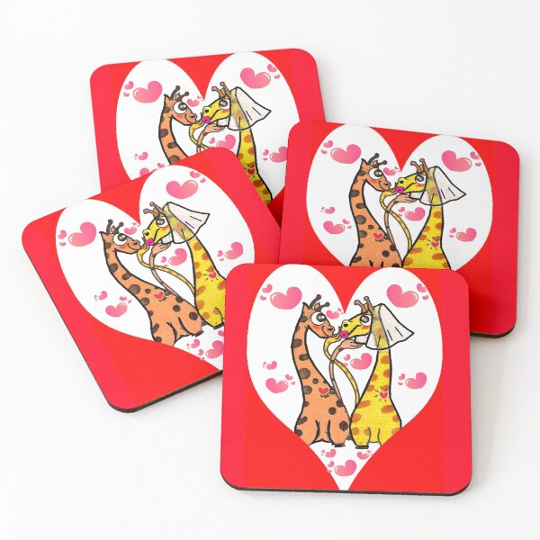Item preview, Giraffes - Wedding ceremony designed and sold by Shirley cute art .
