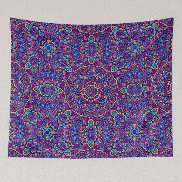 Artikelvorschau, Trendy buntes abstraktes Mandala-Muster entworfen und verkauft von LiveAesthetic.