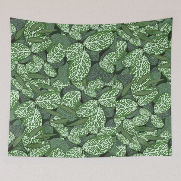 Aperçu de l'œuvre Feuilles de forêt dans un motif créée et vendue par designlee.