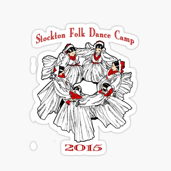 Stockton Folk Dance Camp 2015 Sticker