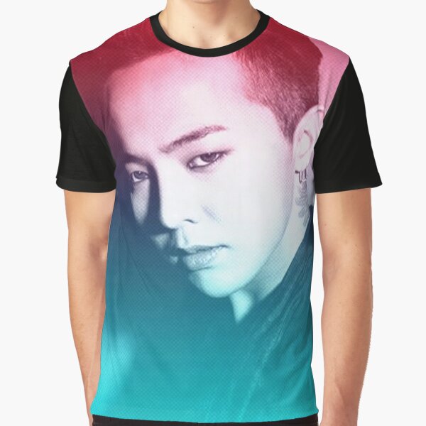 G-Dragon Fan Design Shirt Short Sleeve Classic T-Shirt Round Neck for Women Men Girls Kwon Ji-Yong Gd
