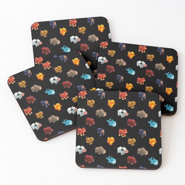 Item preview, Square Animals designed and sold by 2MdesignStore.