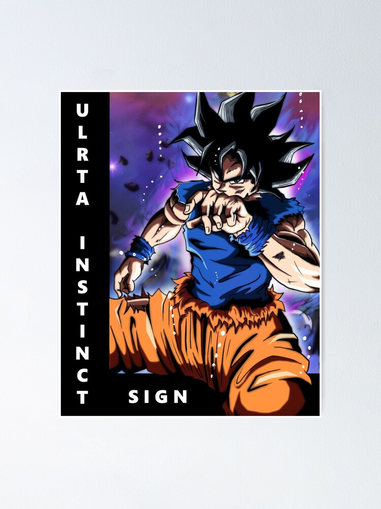 Póster «Signo de interfaz de usuario de Goku» de devtgp | Redbubble Póster «Signo de interfaz de usuario de Goku» de devtgp | Redbubble