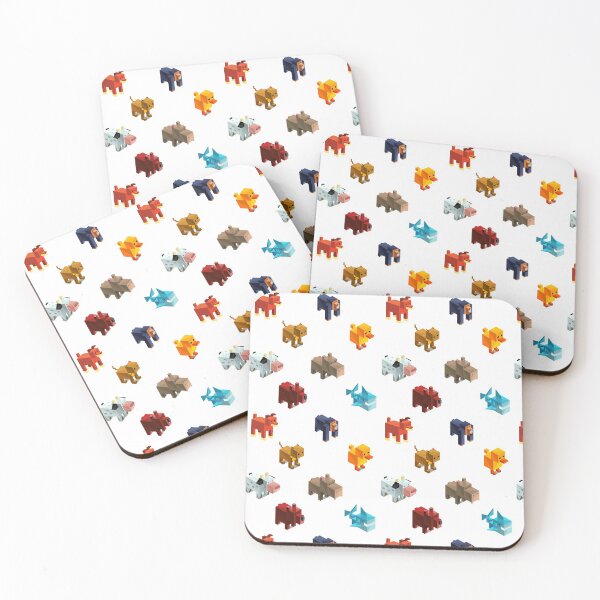 Item preview, Square Animals designed and sold by 2MdesignStore.