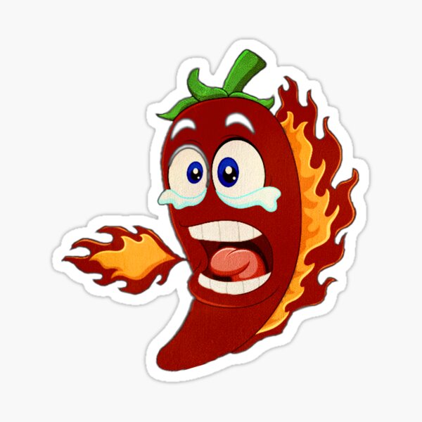 Red hot chilli stickers  Sticker