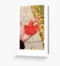 Canadian Fall Greeting Card