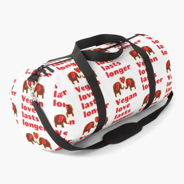 Item preview, Vegan Love Lasts Longer, Cute Sweetheart Elephants designed and sold by WhimsicaliTee.
