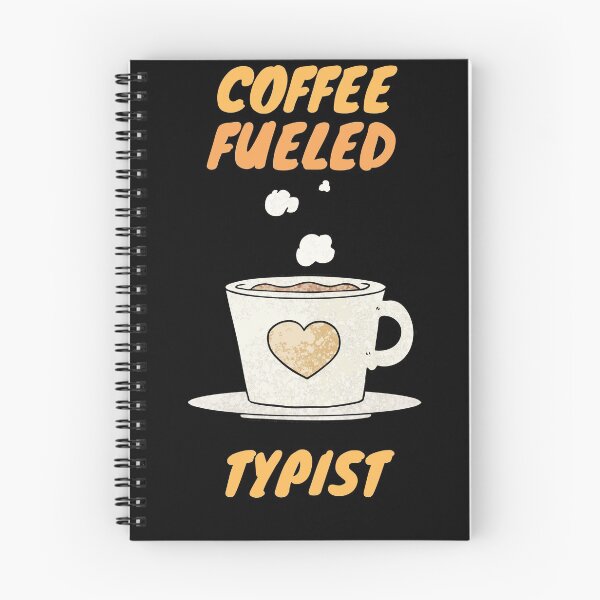 Item preview, Coffee fueled typist designed and sold by SnowballStep.