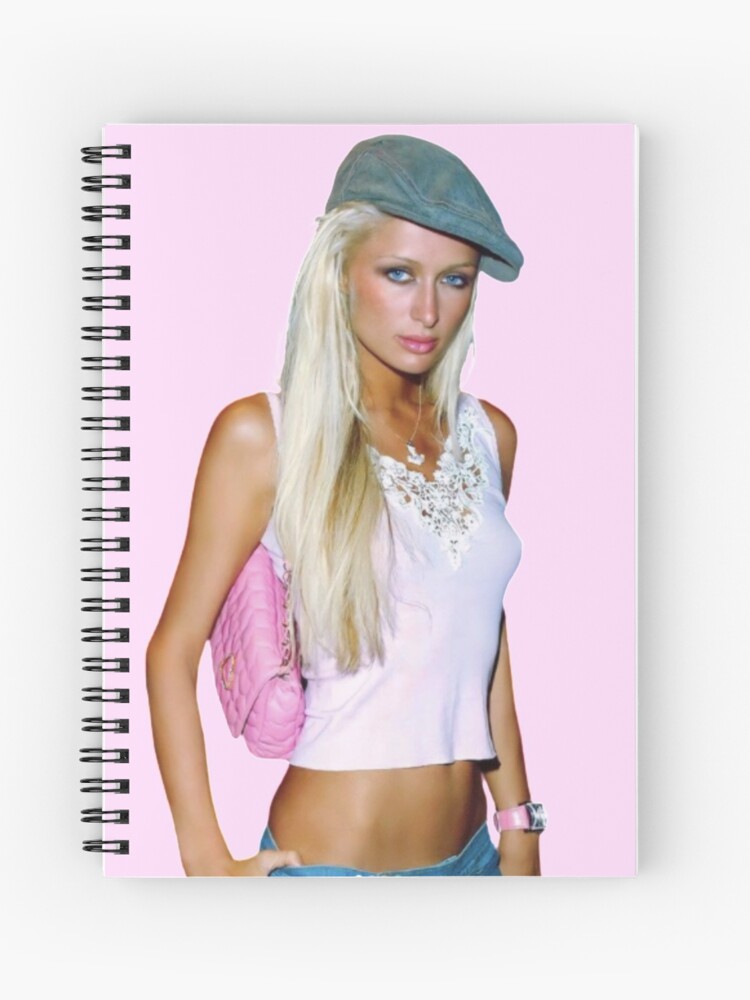 Paris Hilton early 2000s Spiral Notebook for Sale by rjhamilton2