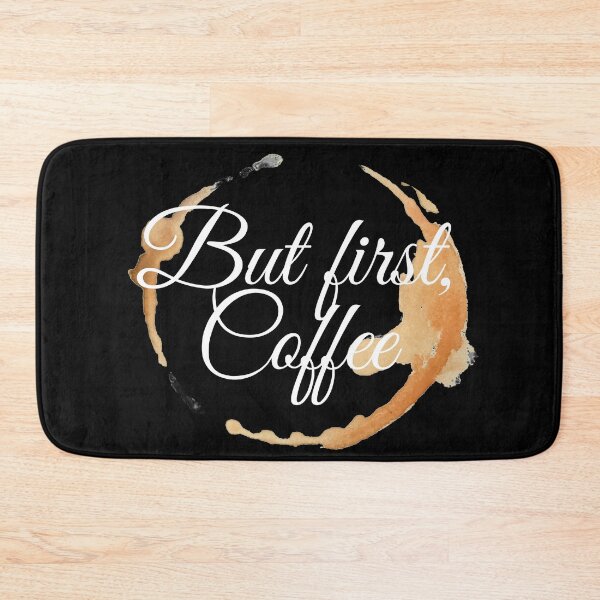 Item preview, But first, coffee stain motif designed and sold by KeepItSimple089.