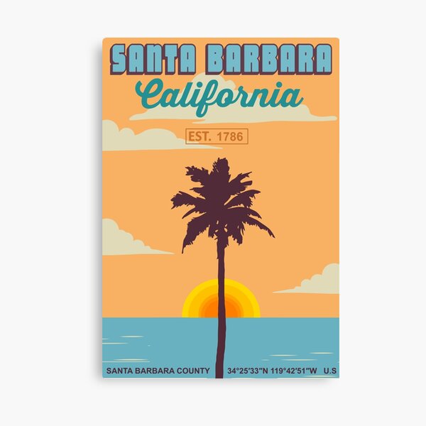 Santa Barbara - California. Canvas Print