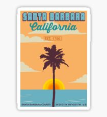 Santa Barbara - California. Sticker