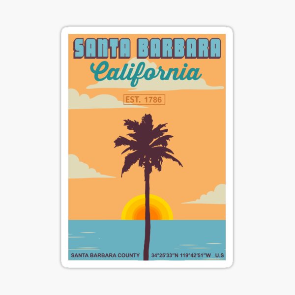 Item preview, Santa Barbara - California. designed and sold by America Roadside..