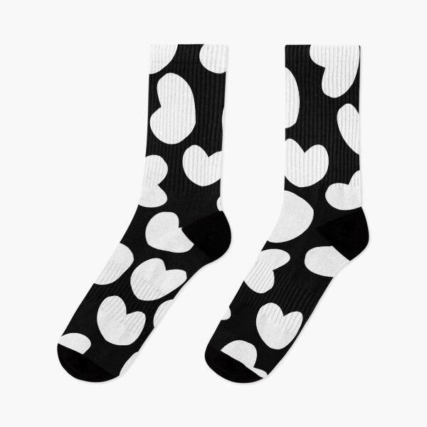 Item preview, Romantic White Hearts pattern  designed and sold by kickwear-com.
