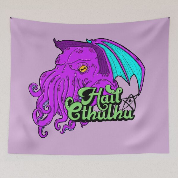Item preview, Retro Hail Cthulhu designed and sold by Jaimie C..