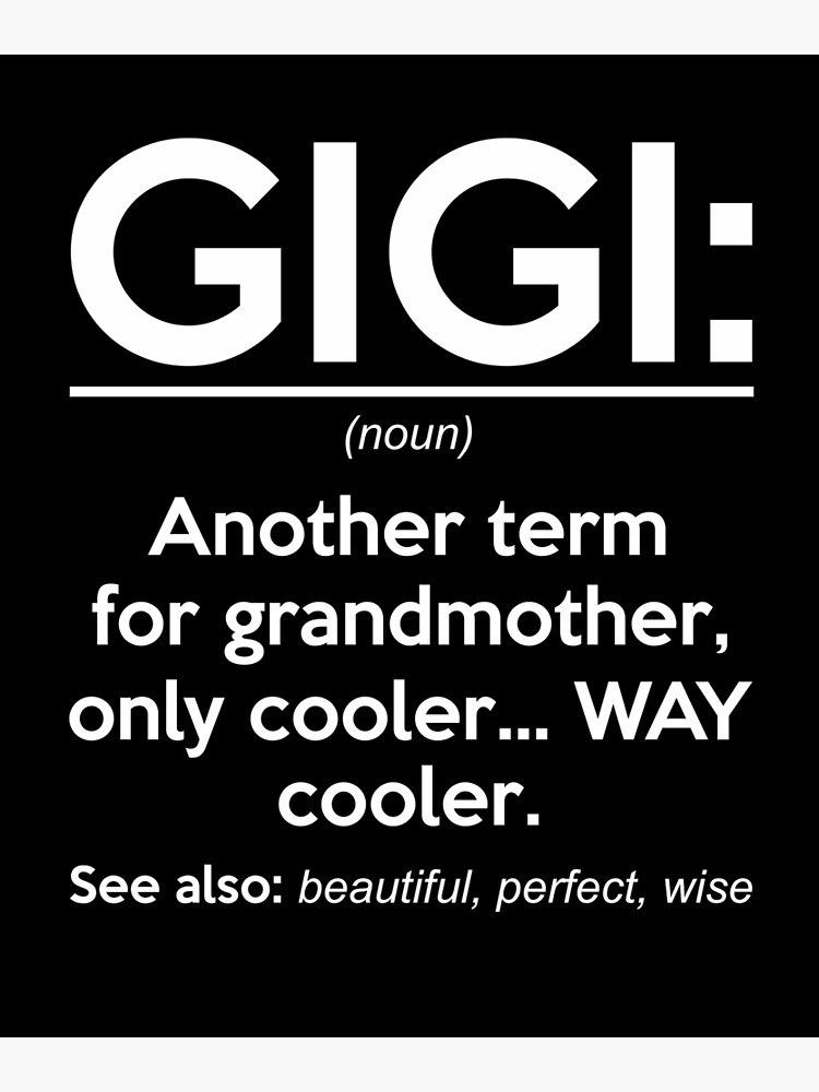 Gigi Definition Family Grandmother Quotes Sayings' Women's Plus Size  T-Shirt