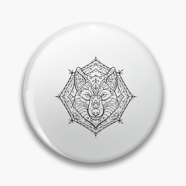 Item preview, Wolf Mandala designed and sold by Wild Sacred Soul.