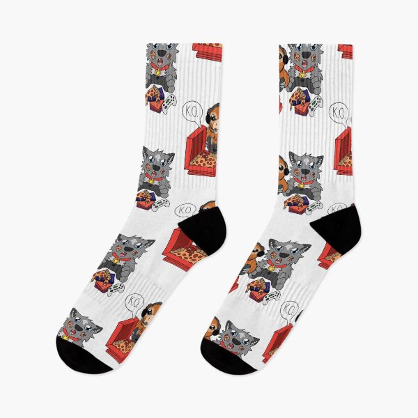 Item preview,  Life is better with sloths dogs pizza and gaming white pattern  designed and sold by KatyChristoff.