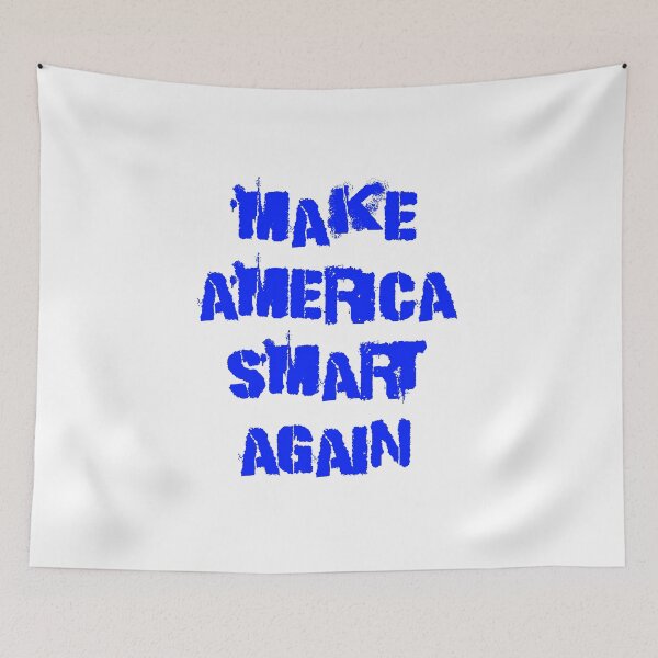 Item preview, Make America Smart Again punk style on white designed and sold by oxoxoxo.