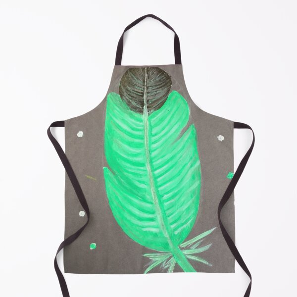 Item preview, Green Feather Hand Painted Oil Paint Painting designed and sold by UncleStuScience.