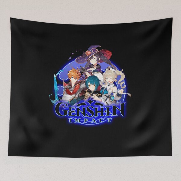 Item preview, Genshin Impact Hydro Characters  designed and sold by gabyshiny.