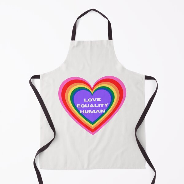Item preview, Love Equality Human LGBTQ Rainbow Heart Design designed and sold by TheHappyK.