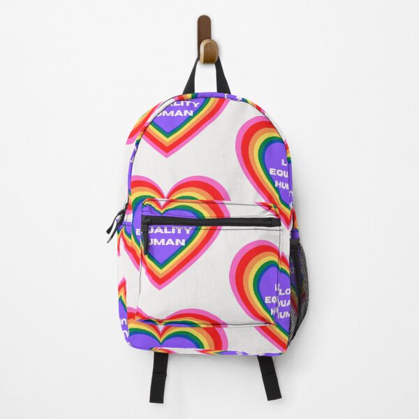 Item preview, Love Equality Human LGBTQ Rainbow Heart Design designed and sold by TheHappyK.