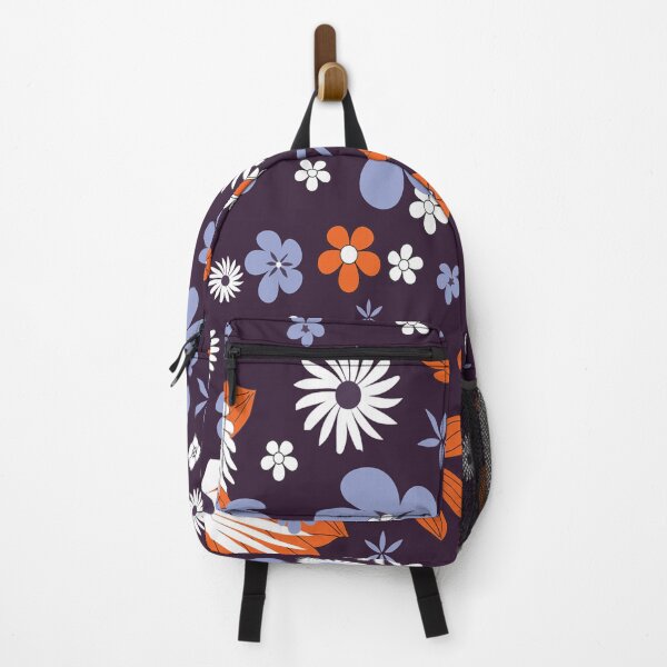 Item preview, Purple Orange Flowers Pattern designed and sold by Aladdin96.