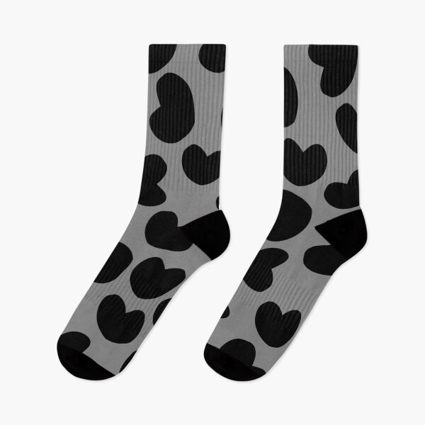 Item preview, Romantic Black Hearts pattern  designed and sold by kickwear-com.