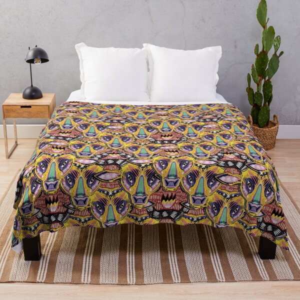 Item preview, Folk rustic Hygge flash style bull or ox head seamless pattern. designed and sold by FENIO.