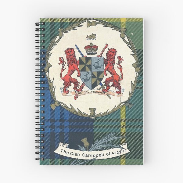 Artikelvorschau, Clan Campbell von Argyll Vintage Tartan Crest Abzeichen entworfen und verkauft von BagTown Clans.