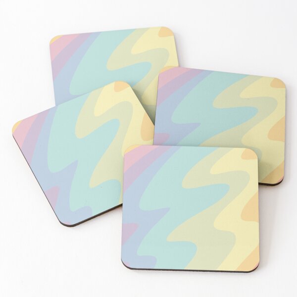 Item preview, Pastel Rainbow Wave designed and sold by JustJustDesigns.