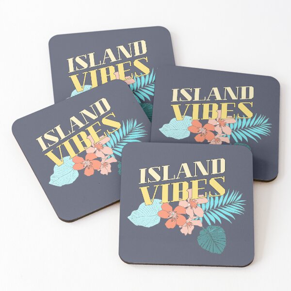 Item preview, Island Vibes Tropical flowers colorful floral designed and sold by shantiru.