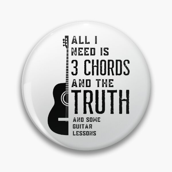 Item preview, All I Need Is 3 Chords And The Truth And Some Guitar Lessons designed and sold by 12BarTees.