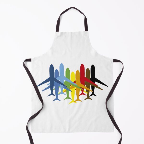 Item preview, Multi Rainbow Plane Silhouette. Pilot and Airplane Gift  designed and sold by VFRZone.