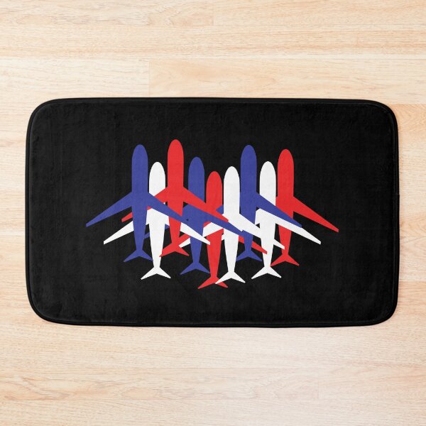 Item preview, Red white and blue multi Plane Silhouette. Pilot and Airplane Gift  designed and sold by VFRZone.