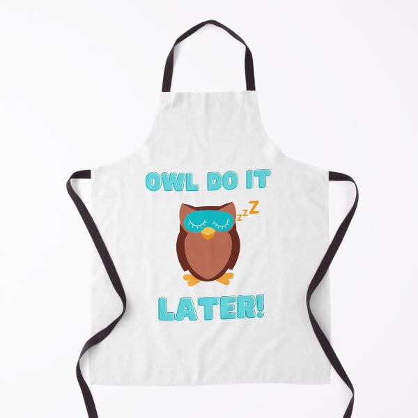 Item preview, Owl Do It Later! designed and sold by TheNativePigeon.