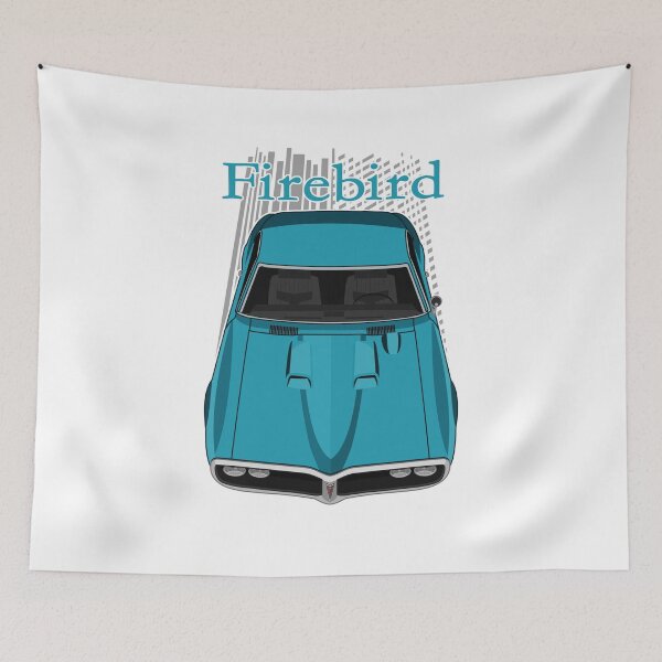 Item preview, Pontiac Firebird Ram Air 1968 - Meridian Turquoise designed and sold by V8social.