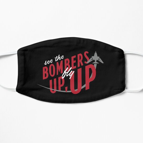 See the Bombers Fly Up Flat Mask