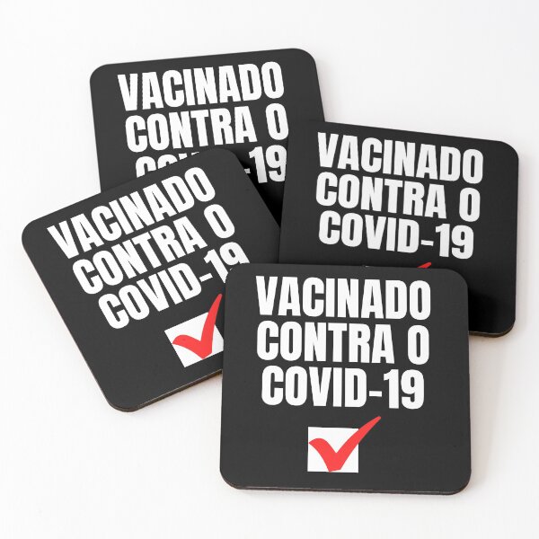 Item preview, Vacinado contra o covid-19 designed and sold by stelsanc.